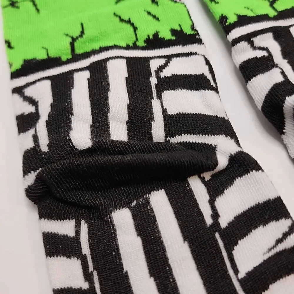 3 For $18 NWOT Beetlejuice Adult Unisex Socks Size 7-10